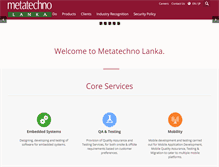 Tablet Screenshot of metalanka.com